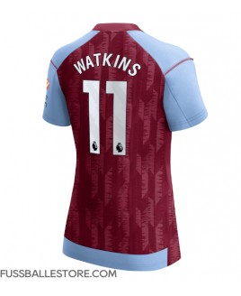 Günstige Aston Villa Ollie Watkins #11 Heimtrikot Damen 2023-24 Kurzarm